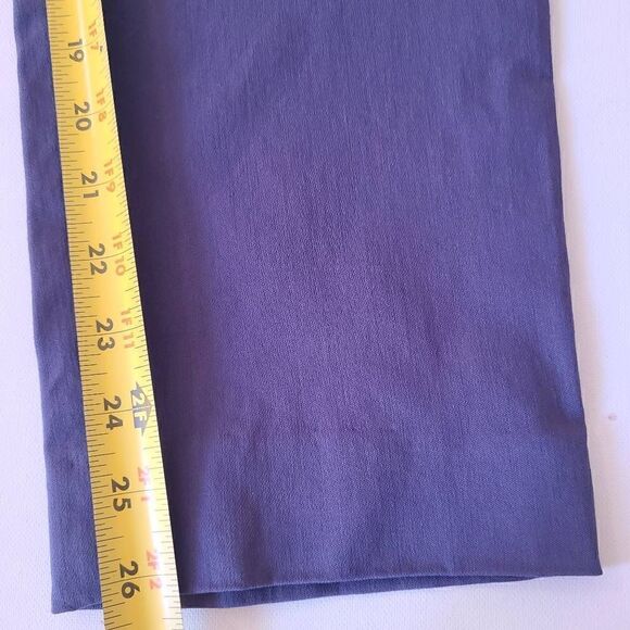 Krazy Larry Womens Pants Pull On Straight Leg Stretchable Waist Blue Size 6 - Picture 9 of 11